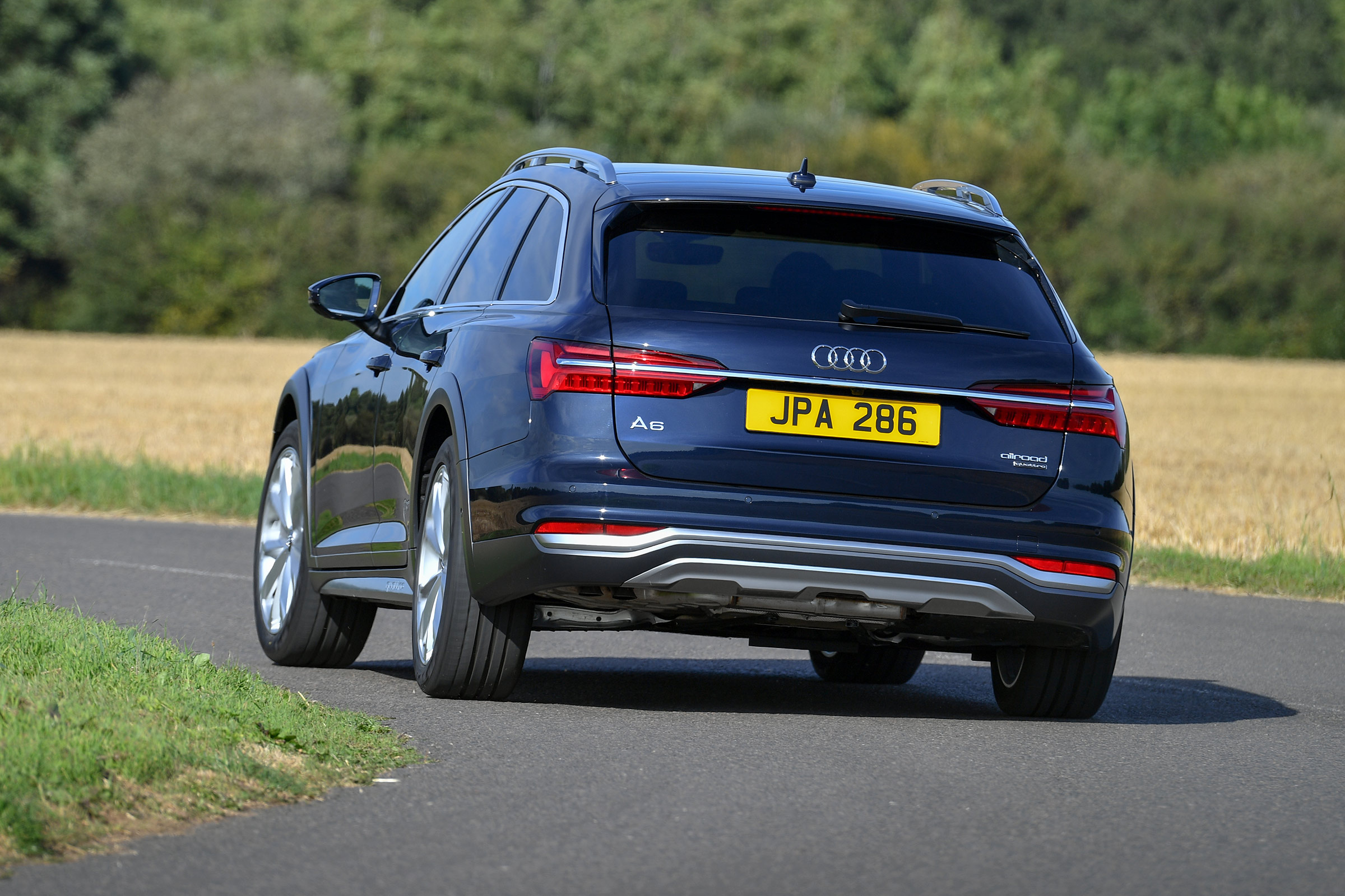 Audi A6 Allroad quattro estate rear cornering