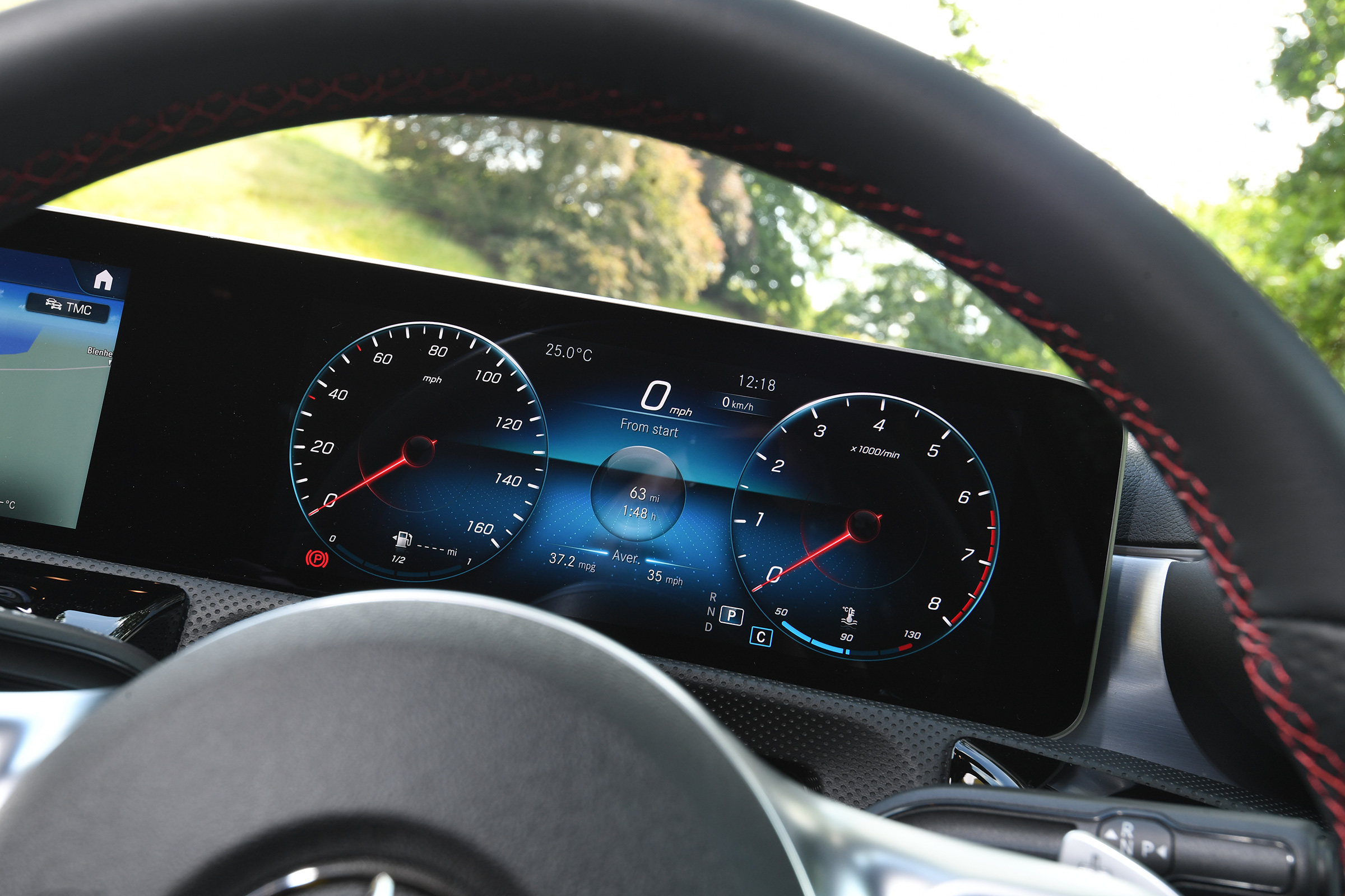 Mercedes A-Class saloon instrument cluster