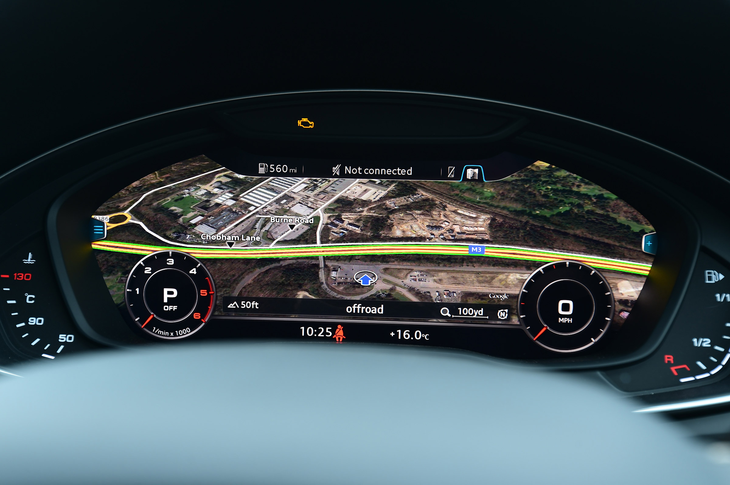 Audi Virtual Cockpit - large map view