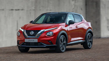New Nissan Juke - front 3/4 view dynamic