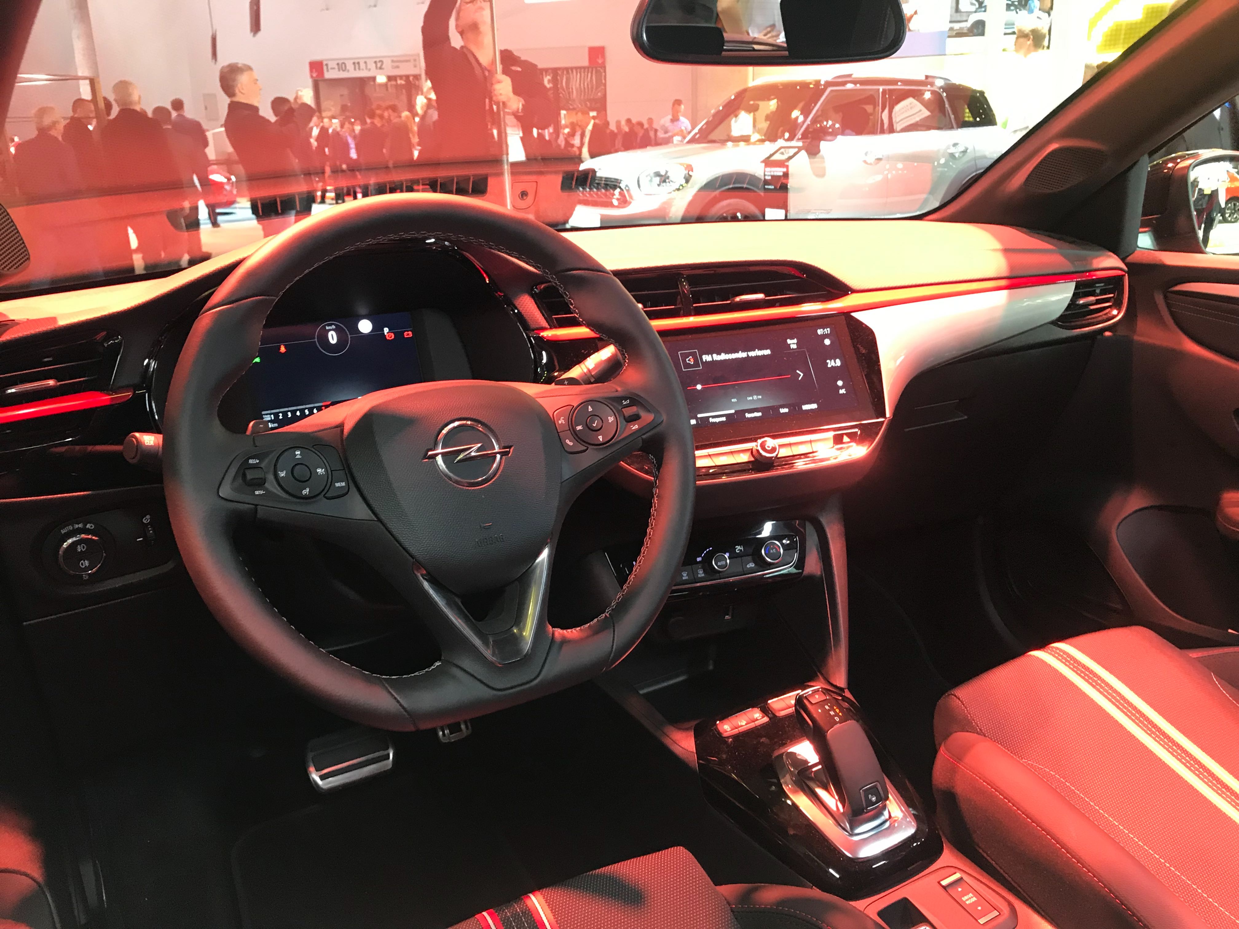 2019 Vauxhall Corsa - Interior dashboard view at Frankfurt