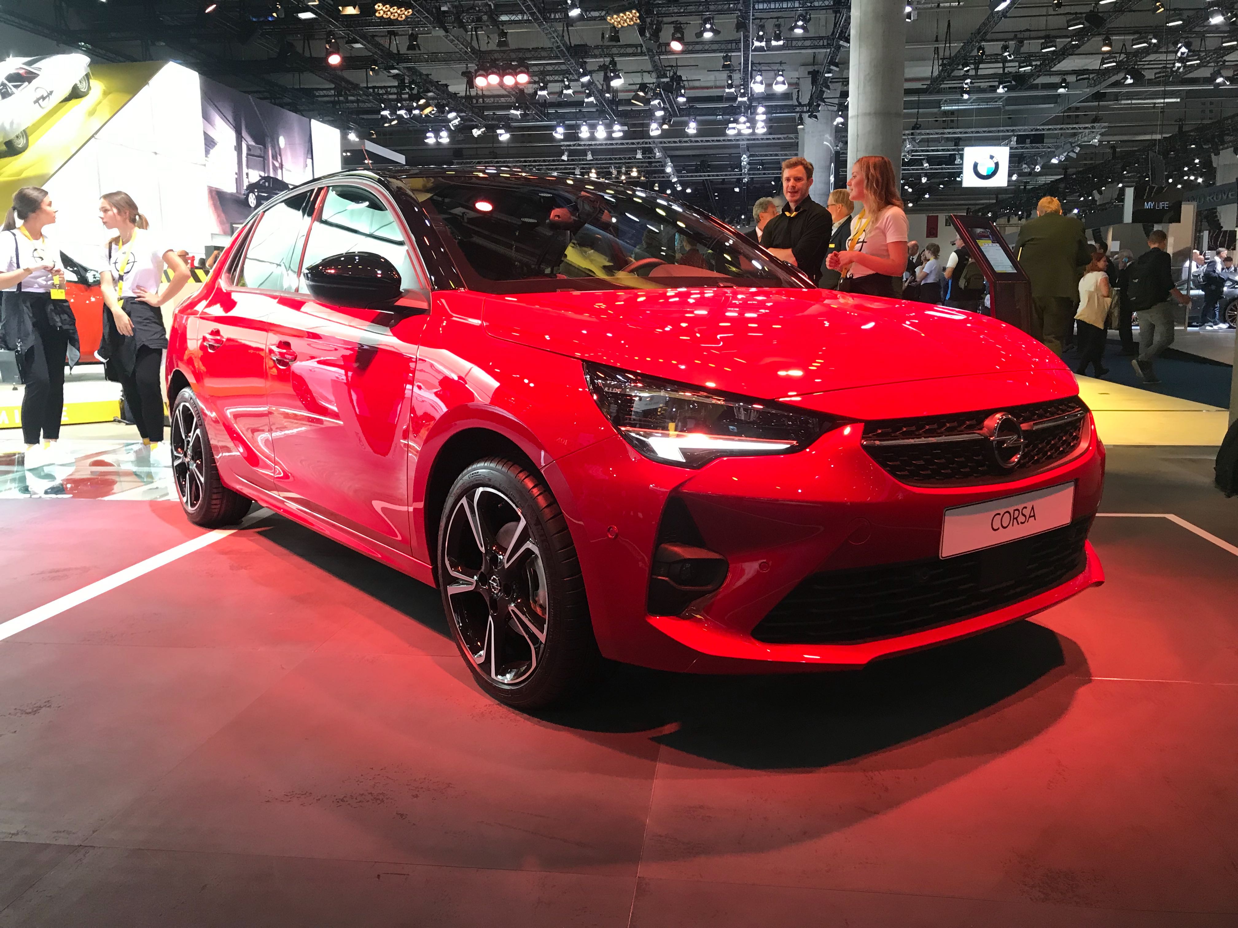 2019 Vauxhall Corsa - Front static 3/4 view at Frankfurt