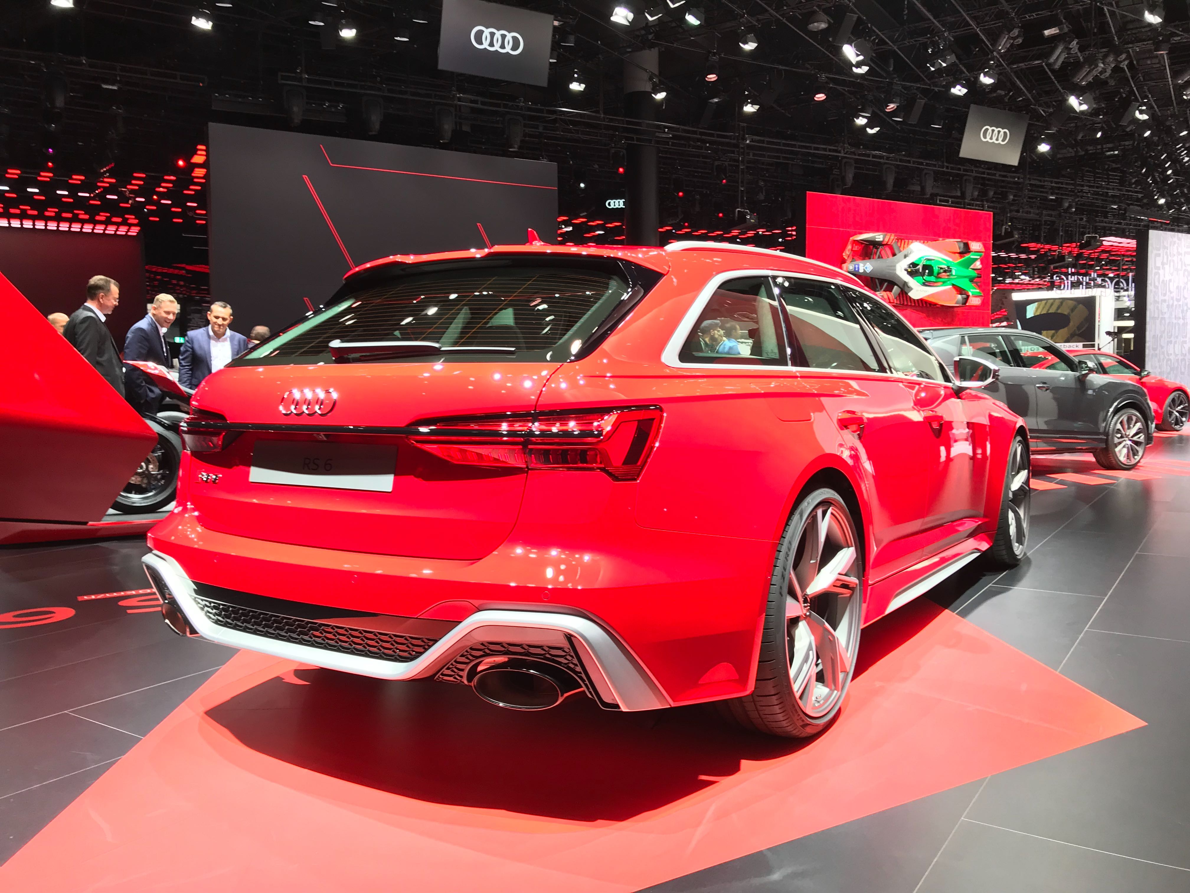 Audi RS6 Avant - Rear 3/4 view at Frankfurt