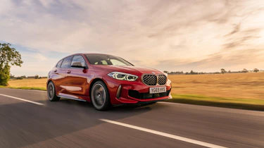 BMW M135i xDrive - dynamic front 3/4 view