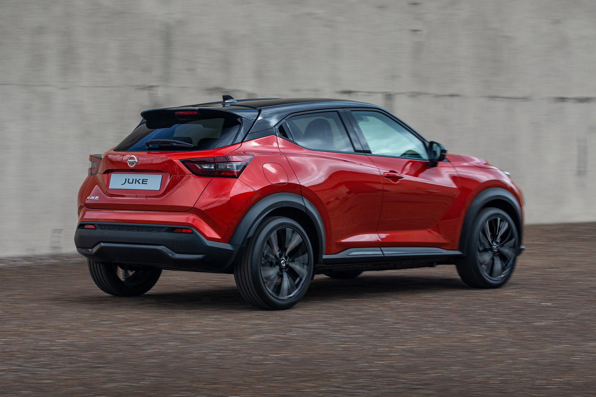 New Nissan Juke - rear 3/4 view dynamic