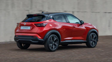 New Nissan Juke - rear 3/4 view dynamic