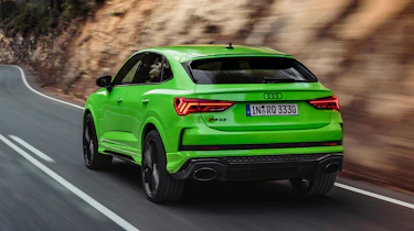 Audi RS Q3 Sportback driving - rear view