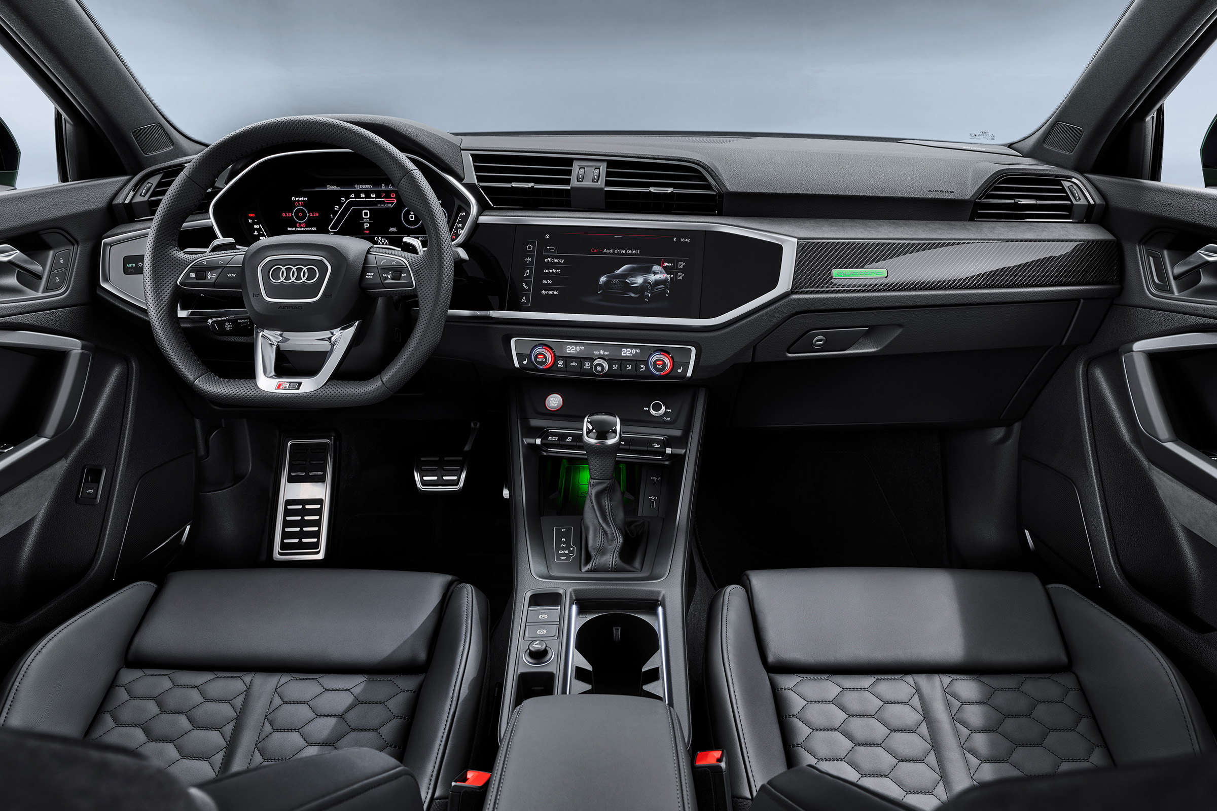 Audi RS Q3 Sportback interior - main view