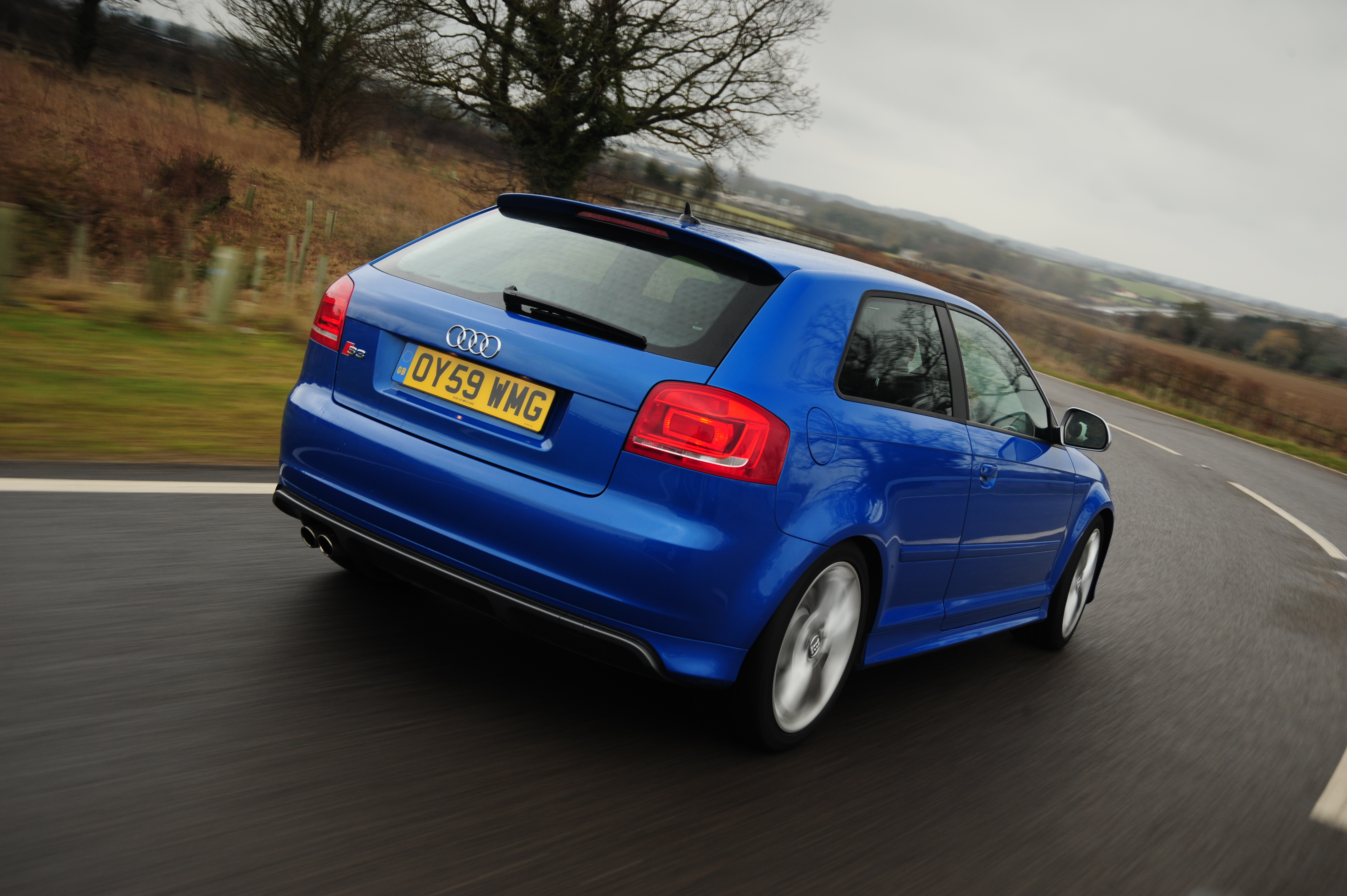 Audi S3 - rear 3/4 driving 