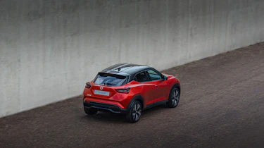 New Nissan Juke top view - rear