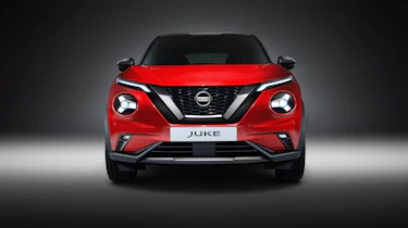 New Nissan Juke in red - front end