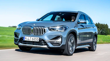 BMW X1 SUV front 3/4 tracking