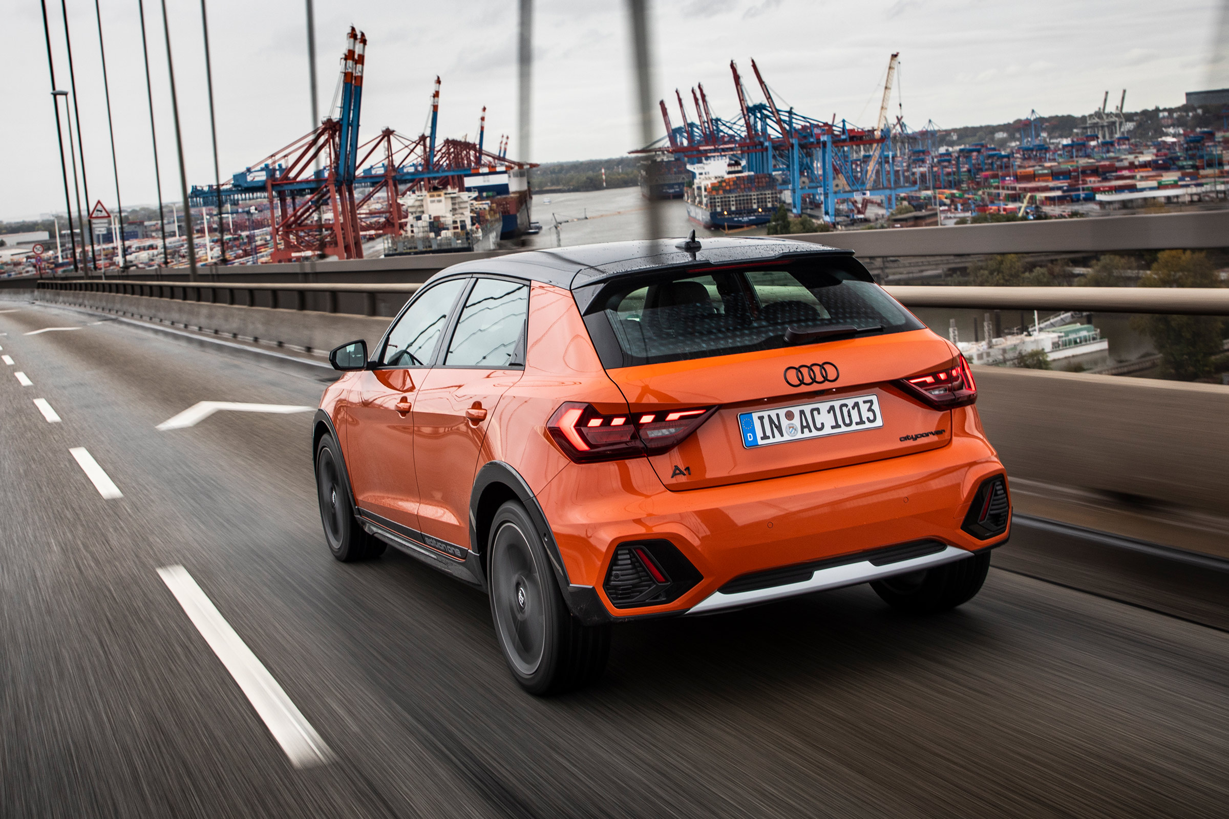 Audi A1 Citycarver hatchback rear 3/4 tracking