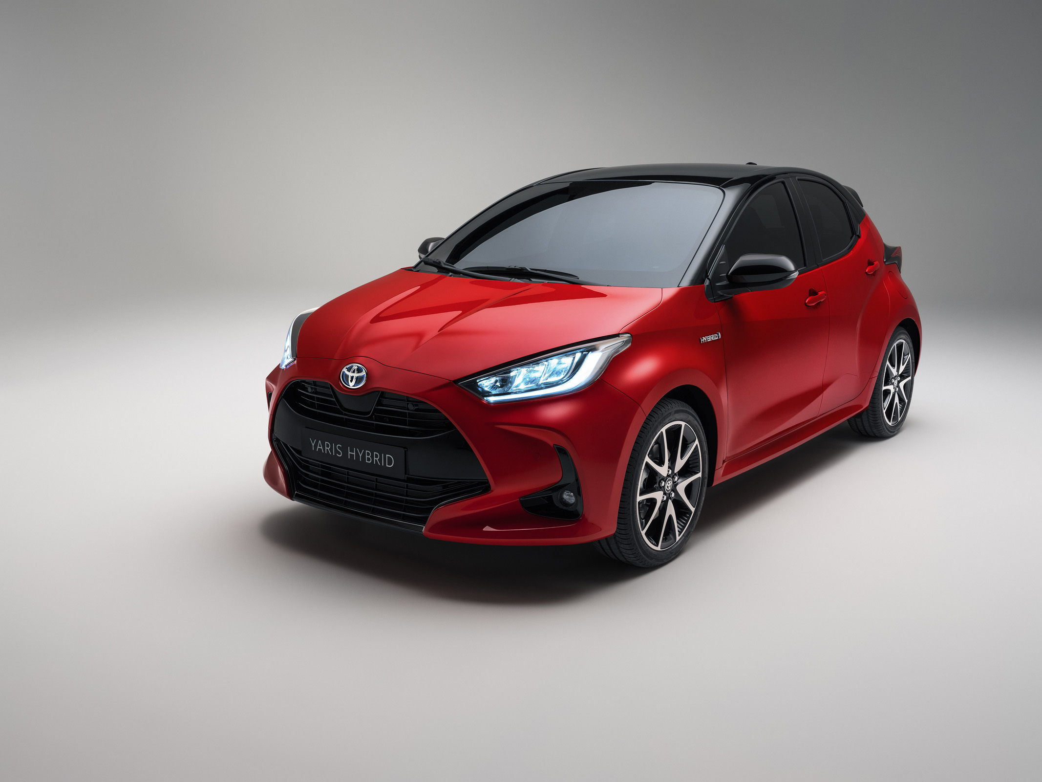 2020 Toyota Yaris - front 3/4 view studio