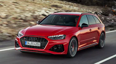 Audi RS4 Avant driving