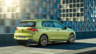 2020 Volkswagen Golf driving - rear view