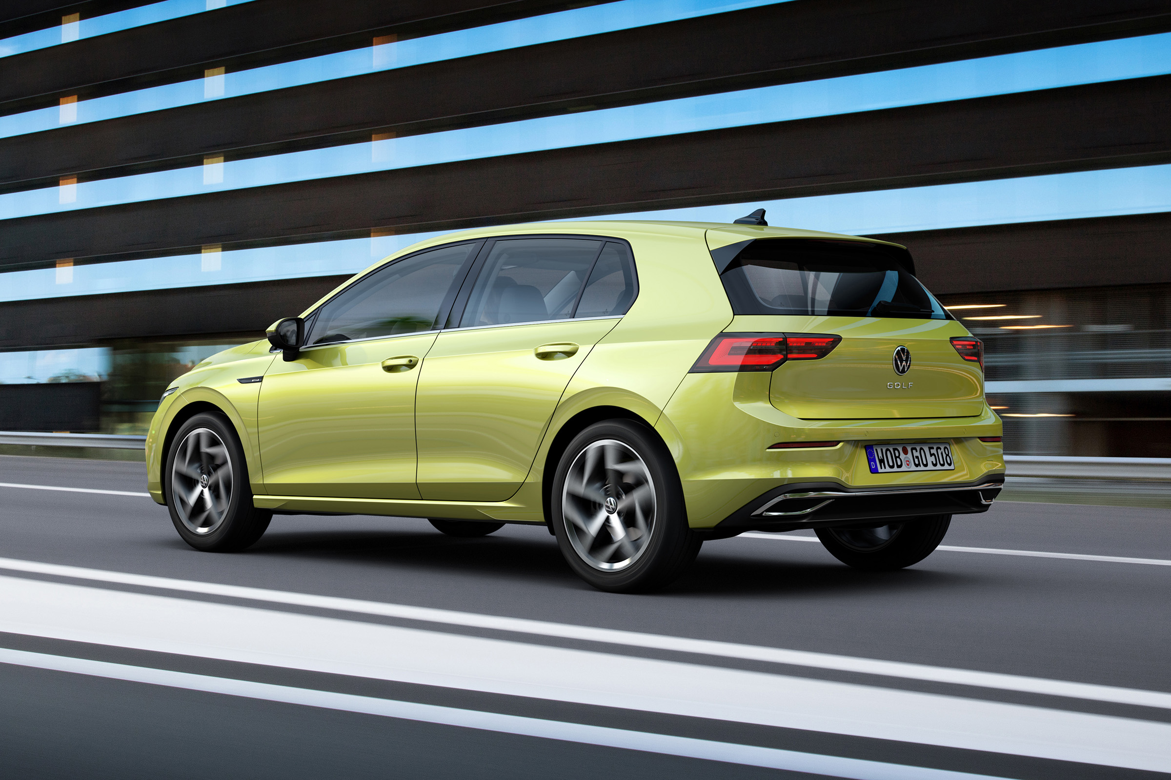2020 Volkswagen Golf driving - rear left side