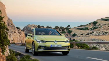 2020 Volkswagen Golf driving on road
