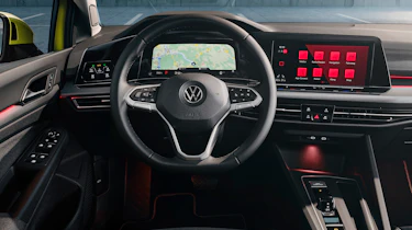 2020 Volkswagen Golf interior - close up