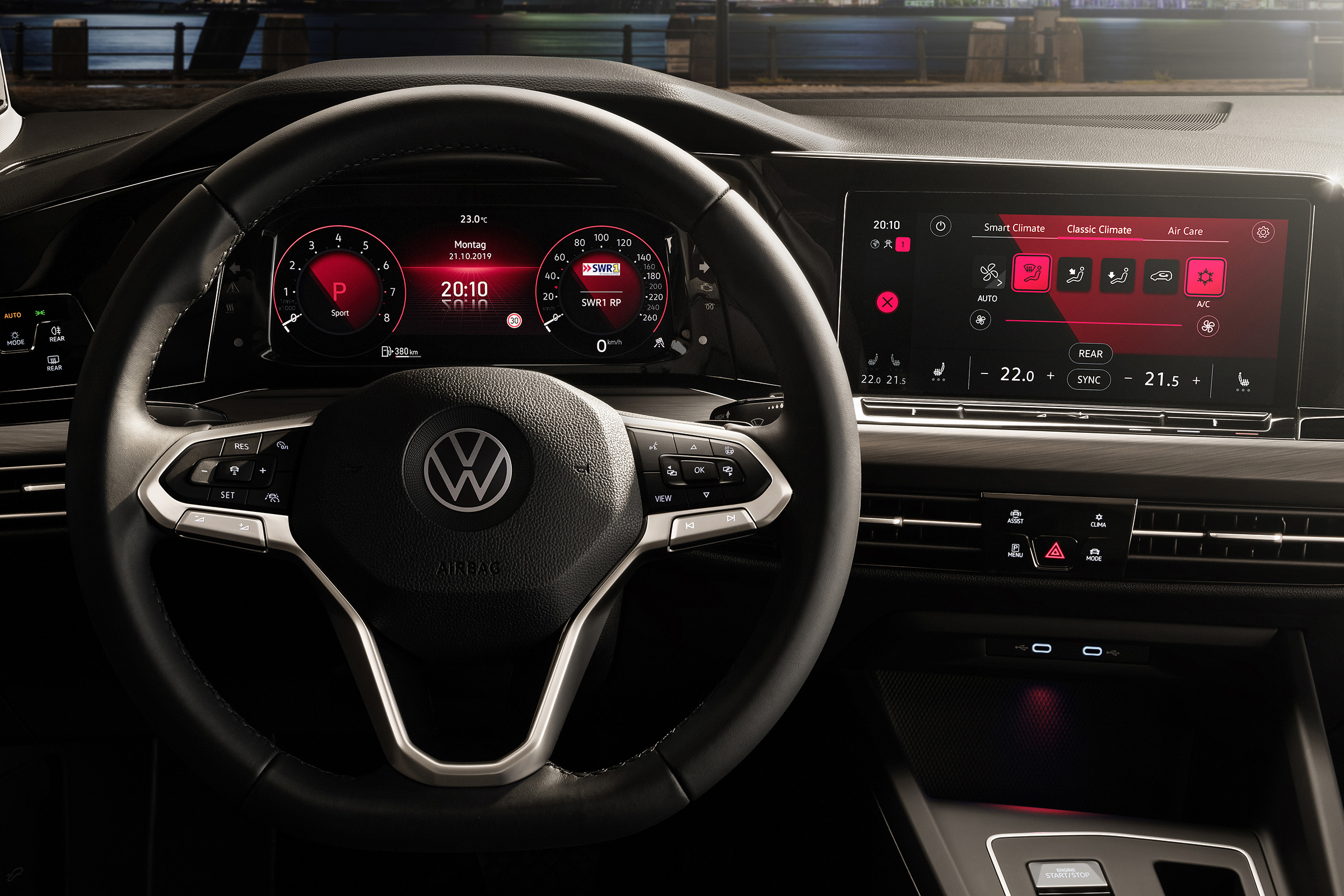 2020 Volkswagen Golf screens