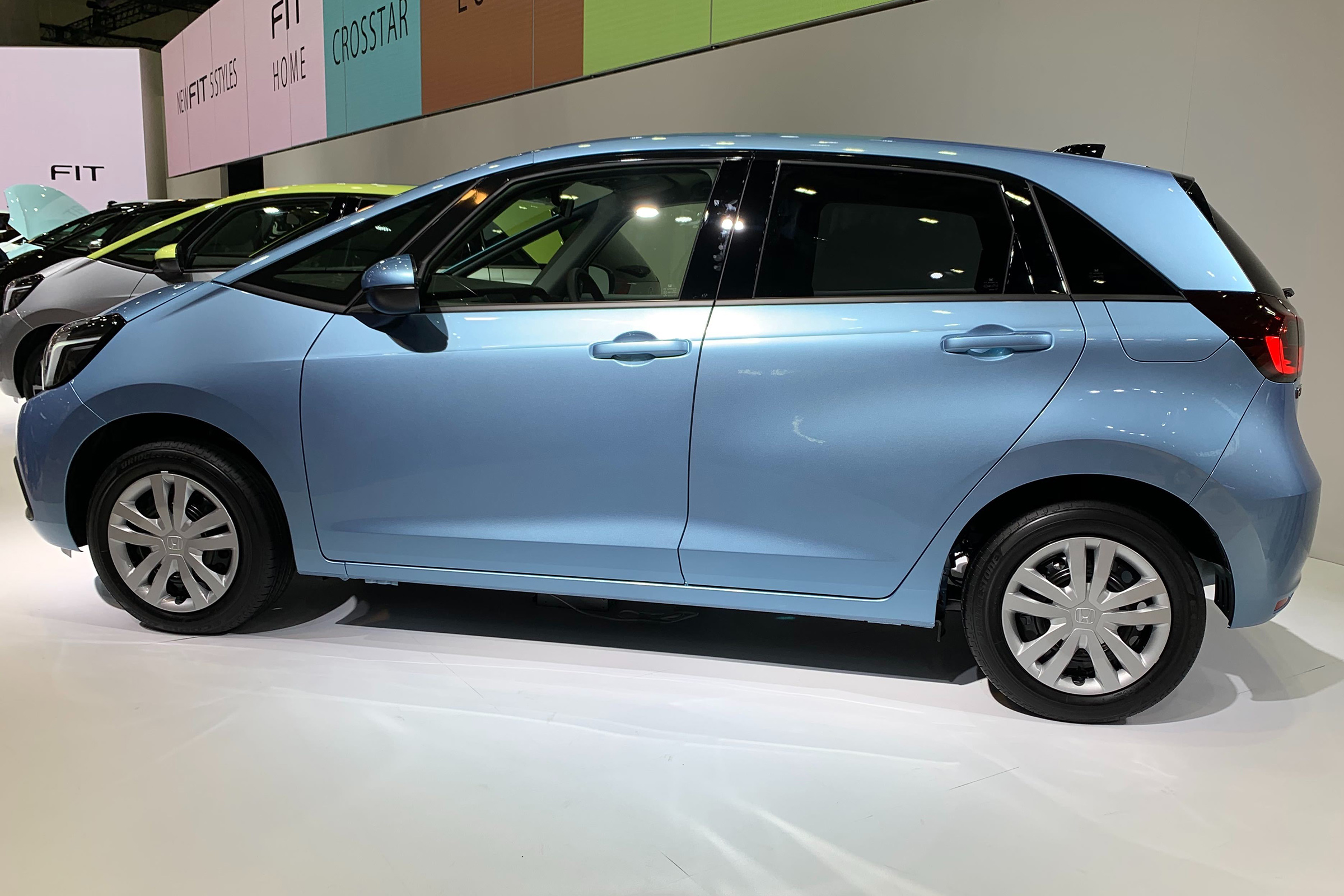 Honda Jazz hybrid side view