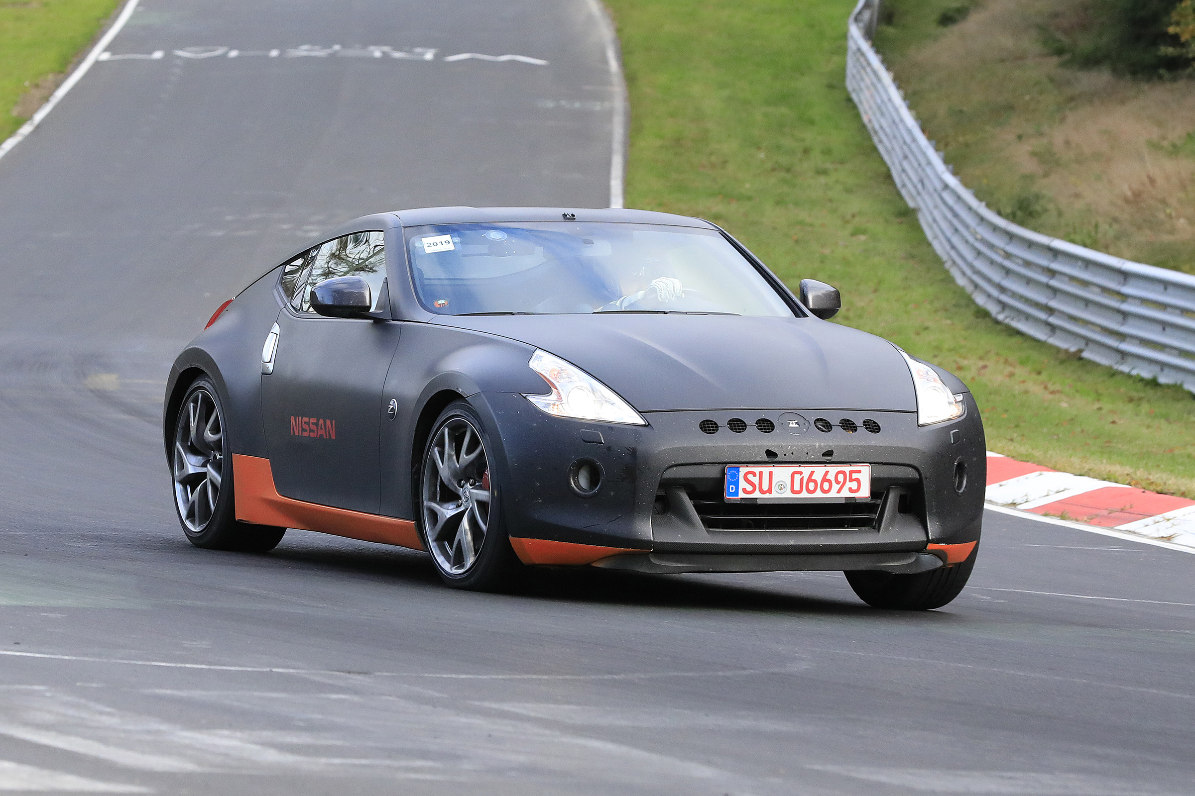 Nissan 370Z mule - driving