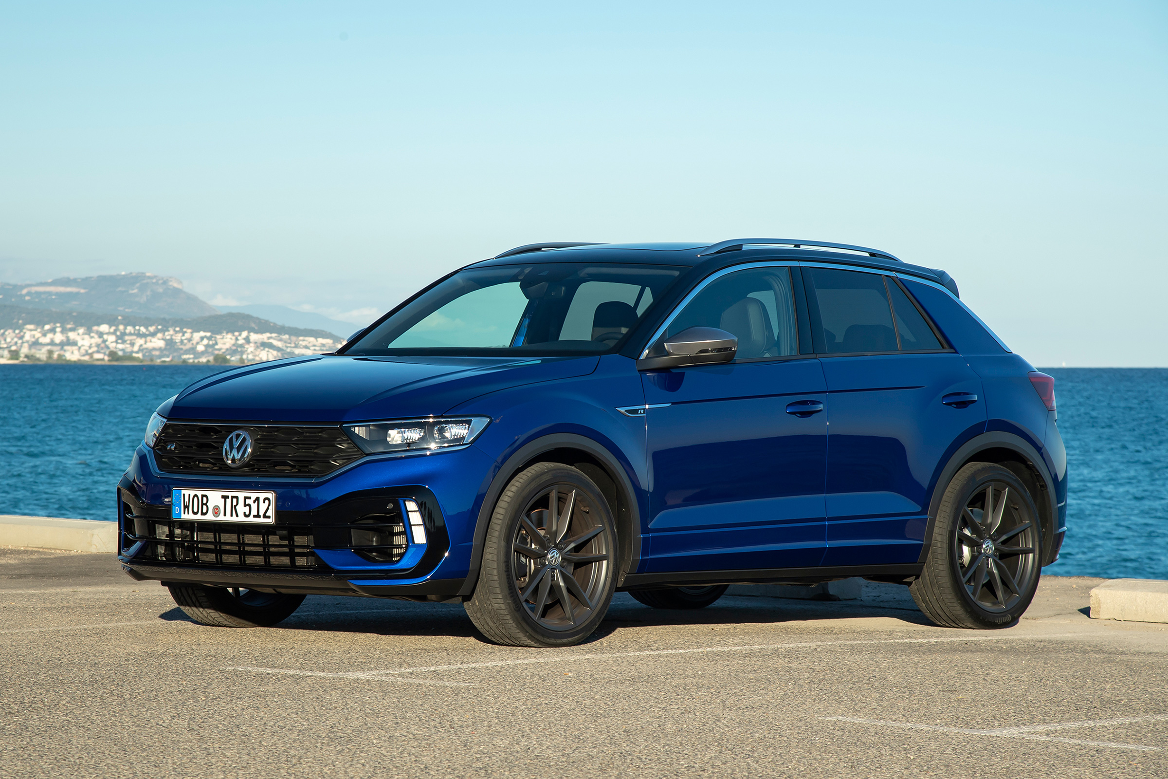Volkswagen T-Roc R SUV front 3/4 driving
