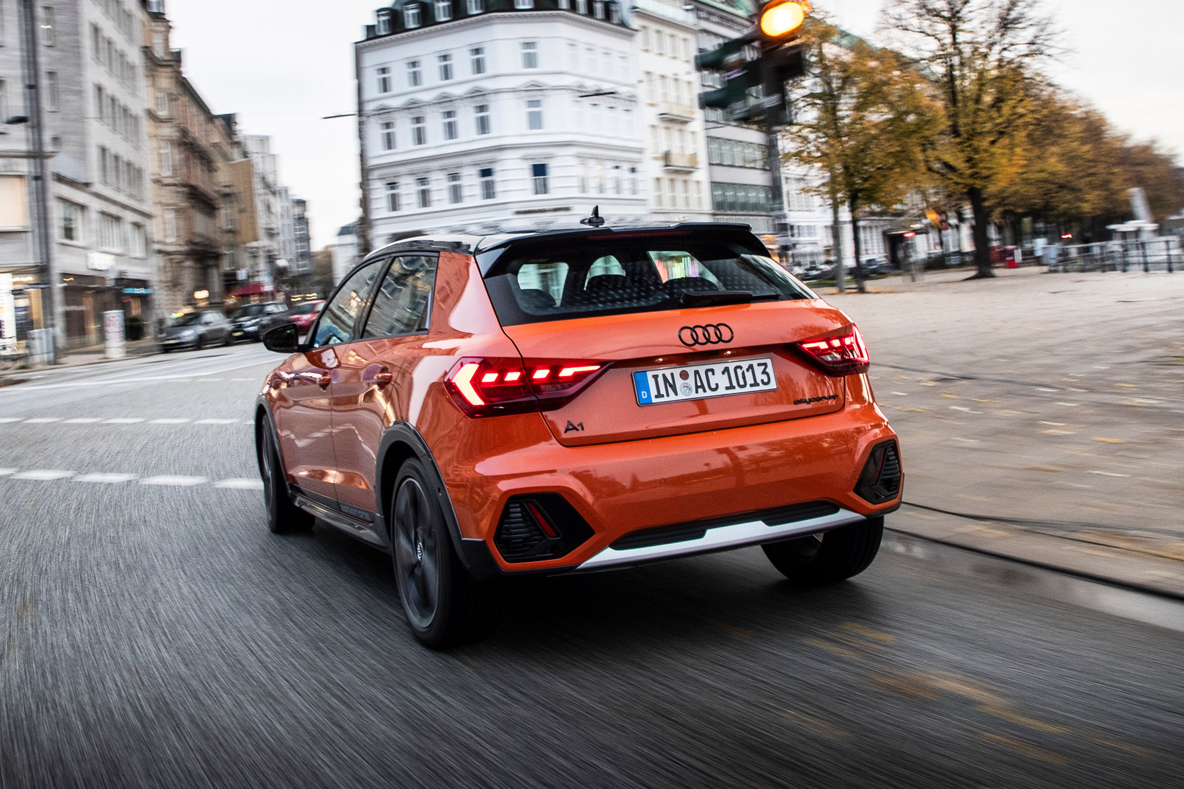 Audi A1 Citycarver hatchback rear driving