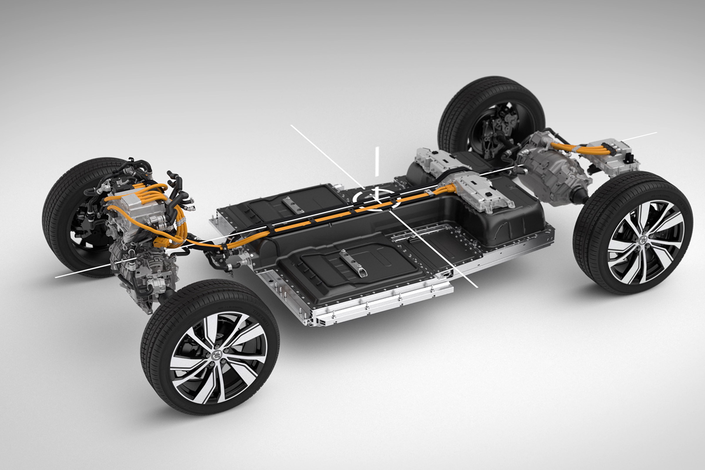 Volvo XC40 Recharge chassis