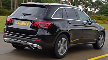 Mercedes GLC SUV rear 3/4 tracking