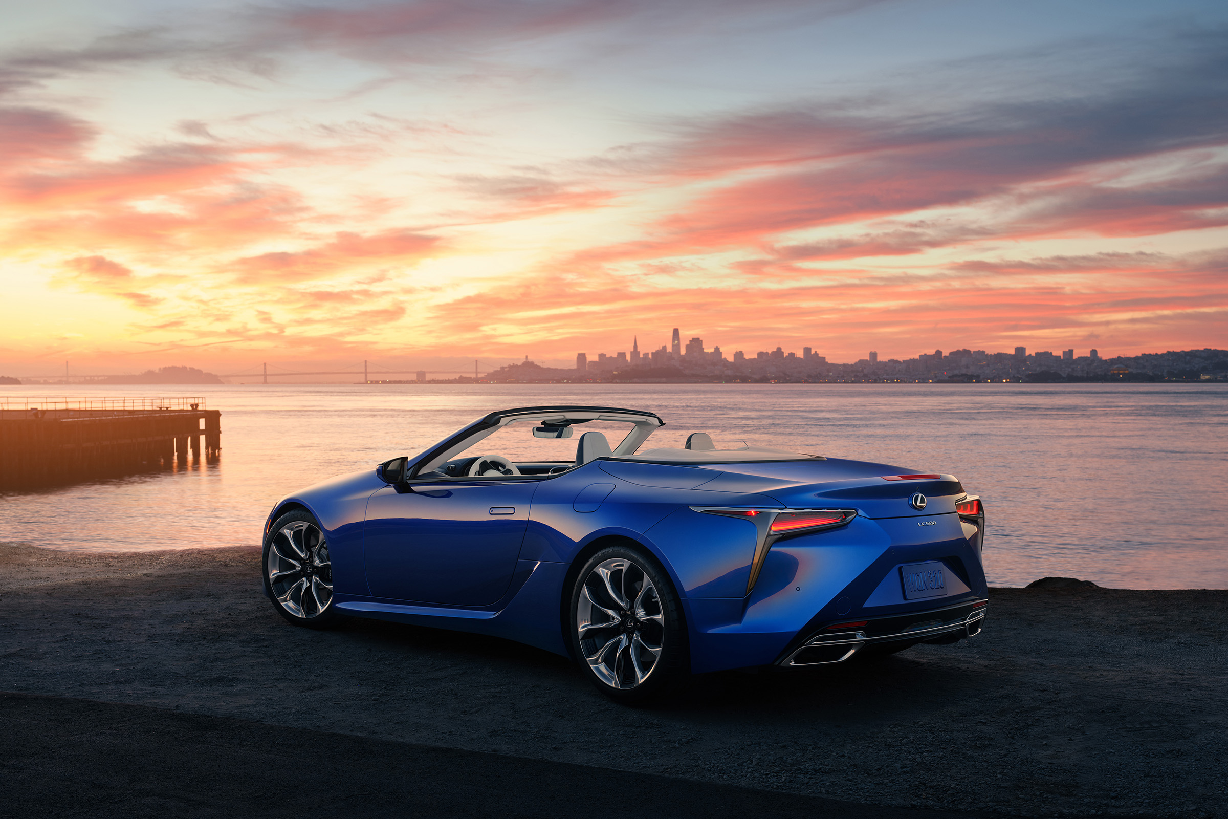 Lexus LC500 Convertible - rear view