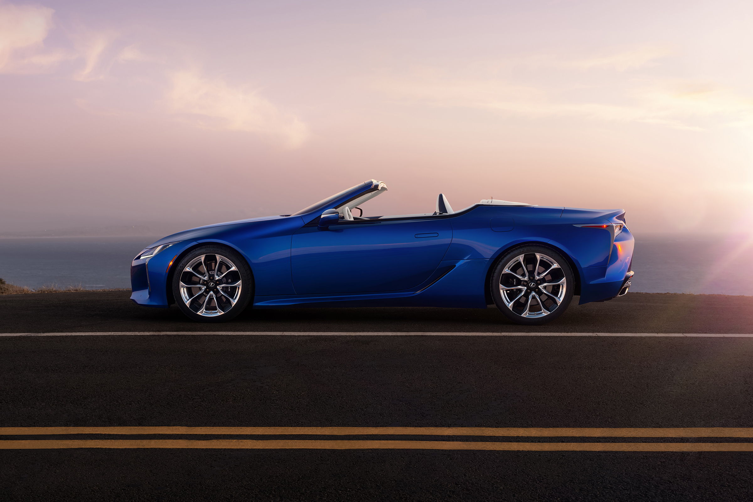 Lexus LC500 Convertible side view