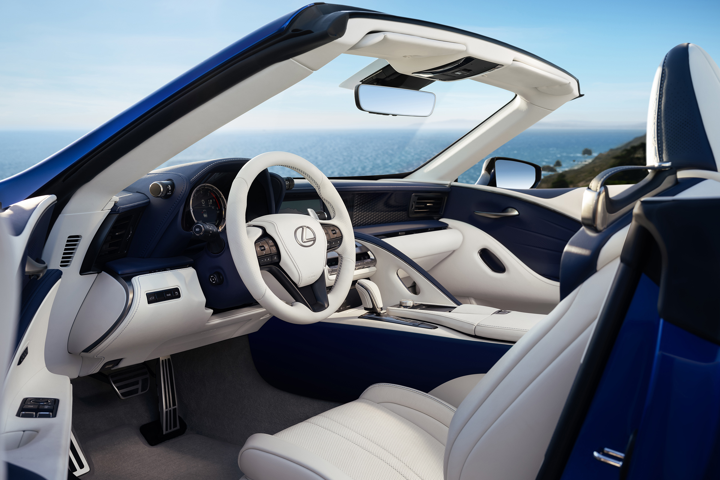 Lexus LC500 Convertible interior