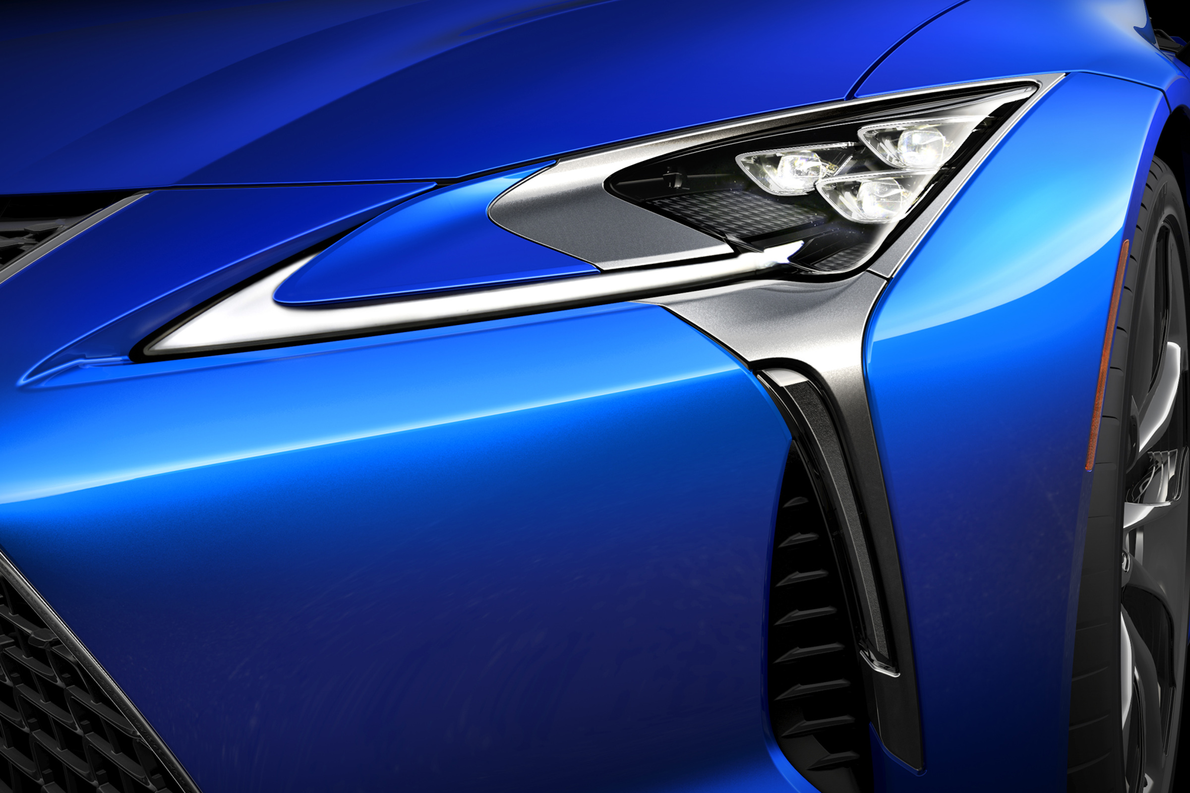 Lexus LC500 Convertible headlight