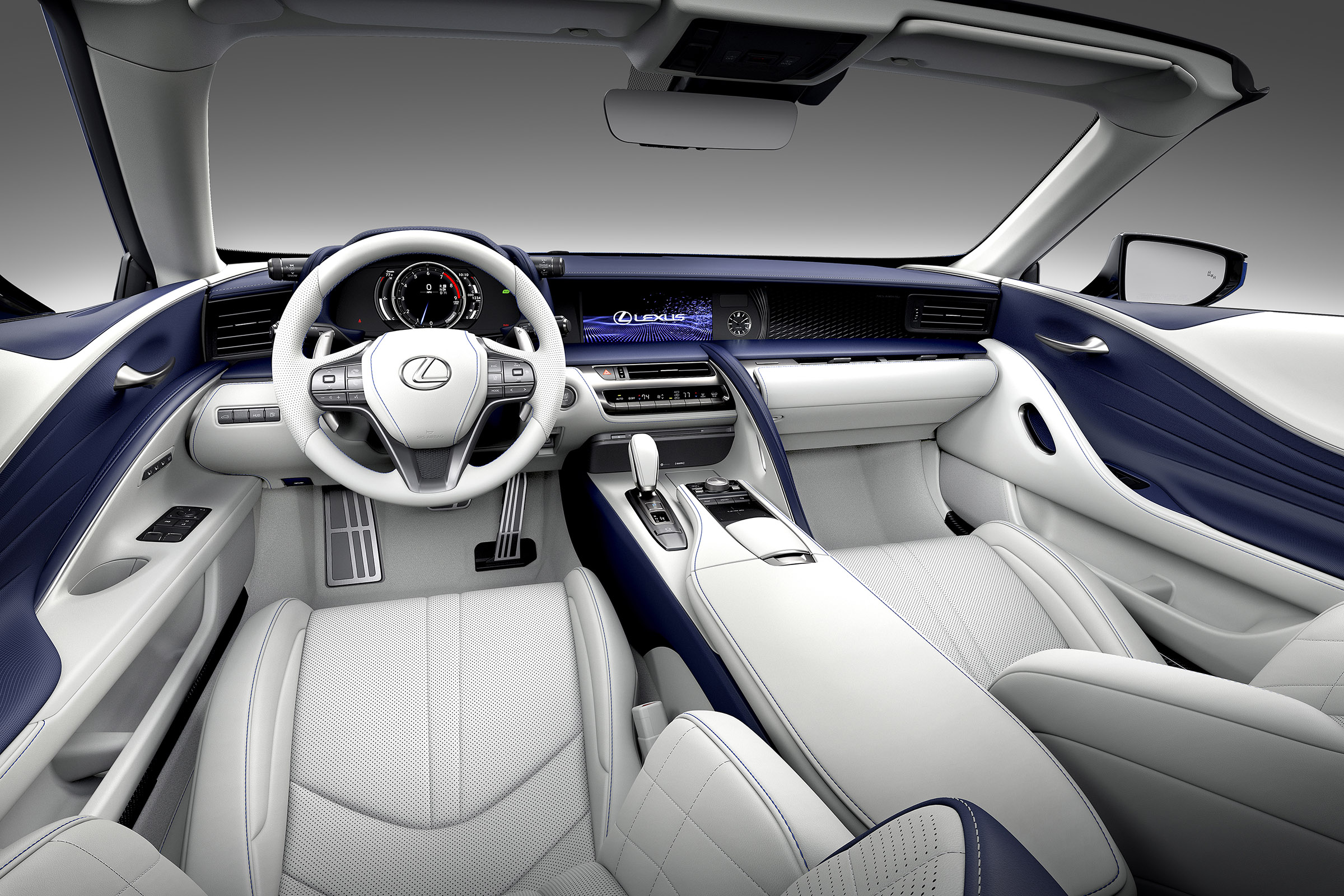 Lexus LC500 Convertible interior 