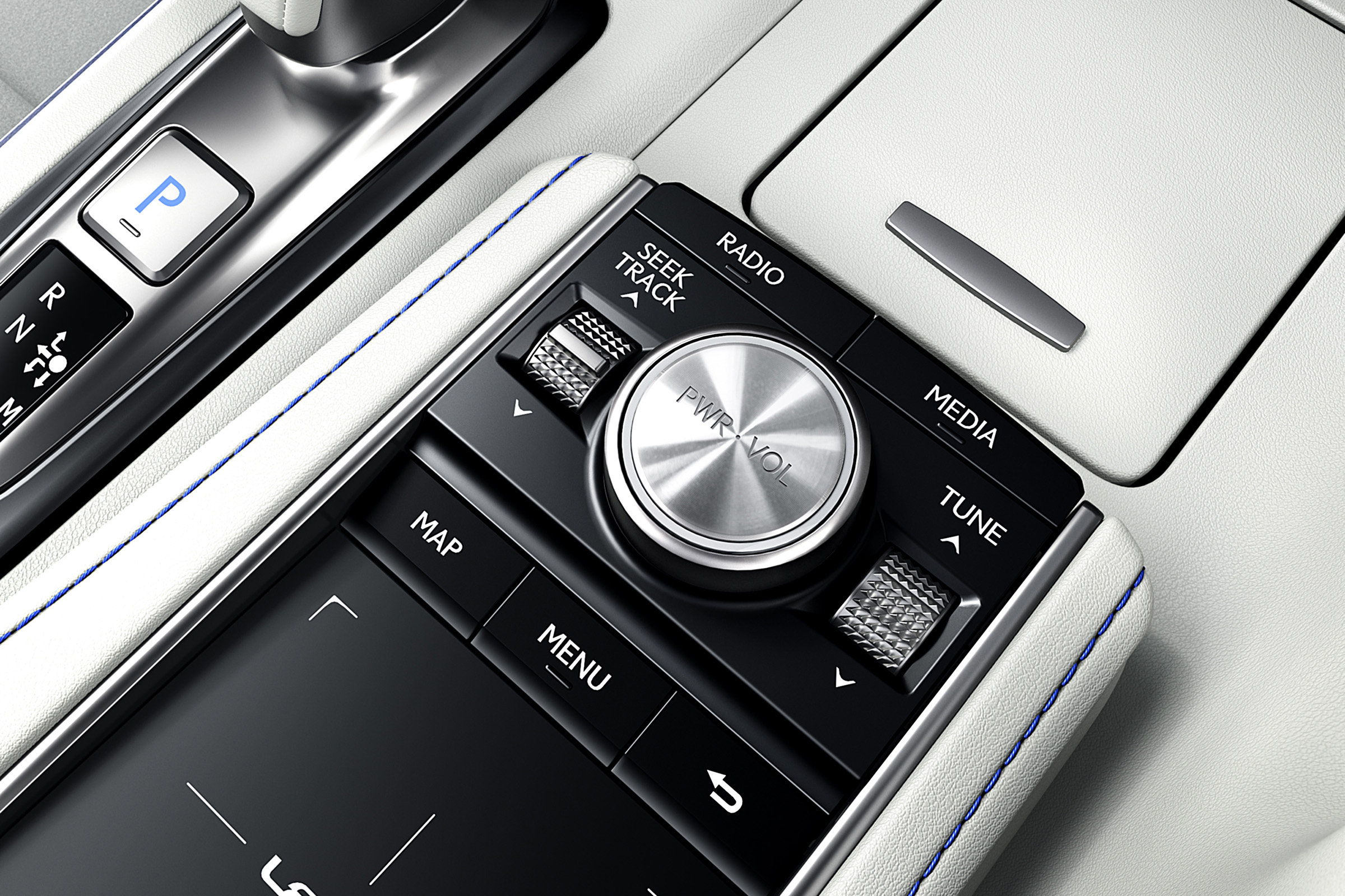 Lexus LC500 Convertible infotainment controls