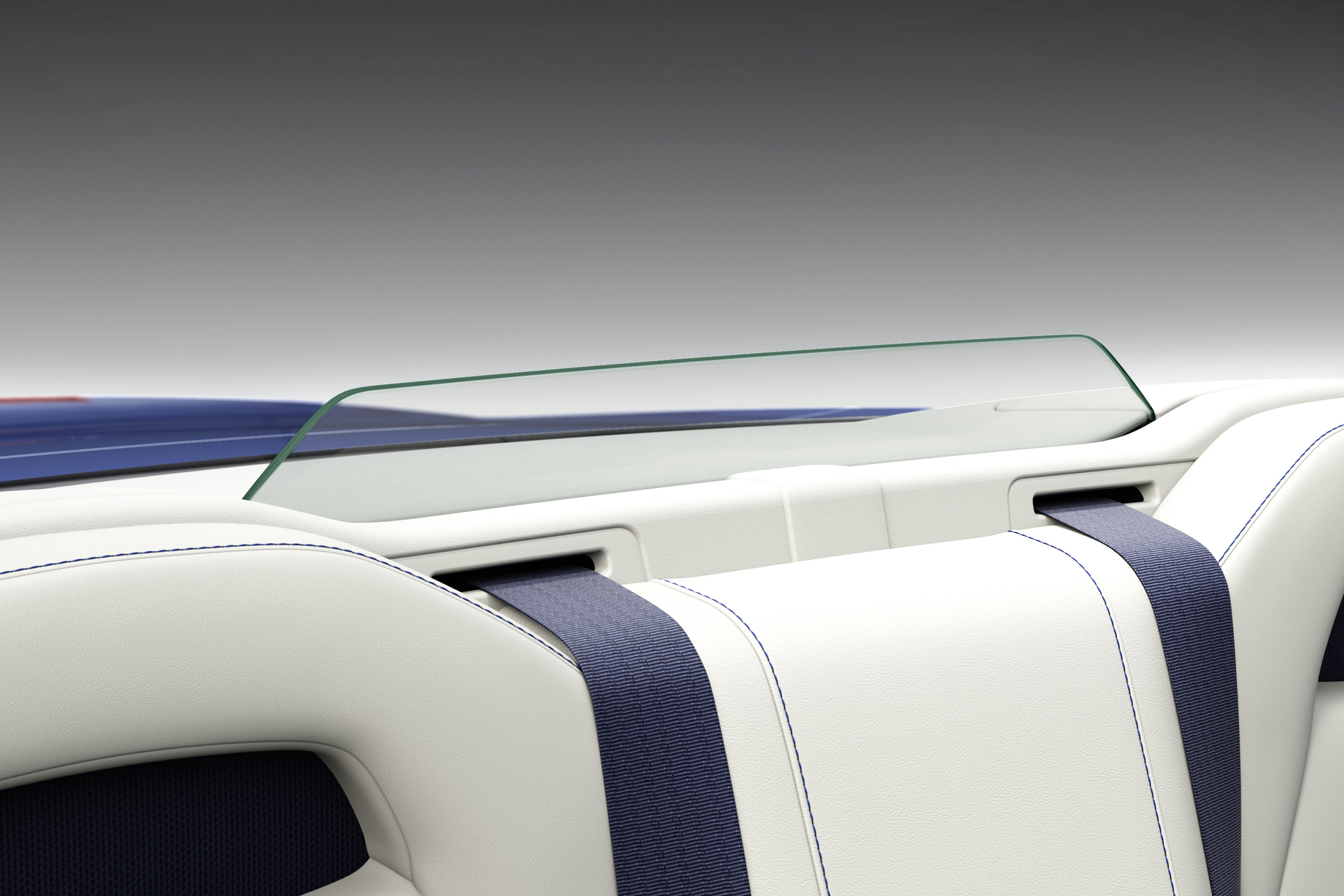 Lexus LC500 Convertible wind deflector