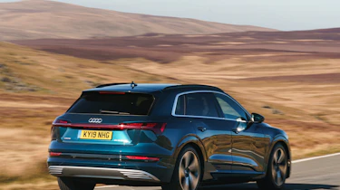 Audi e-tron - front 3/4 dynamic view