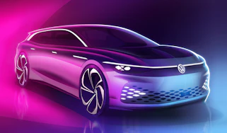 2021 Volkswagen ID. Space Vizzion concept - front 3/4 view