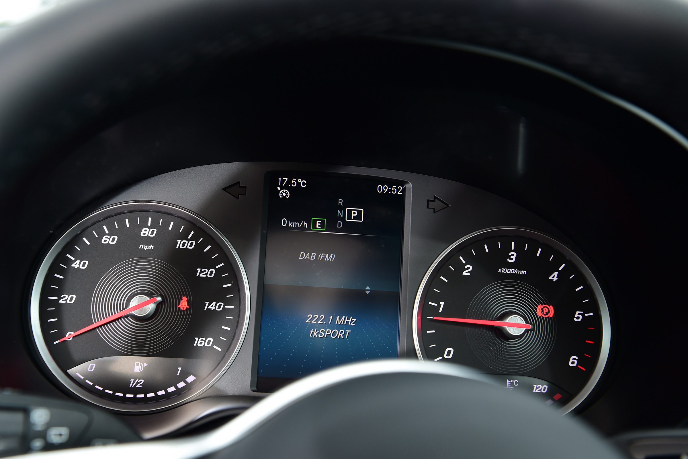 Mercedes GLC SUV instruments