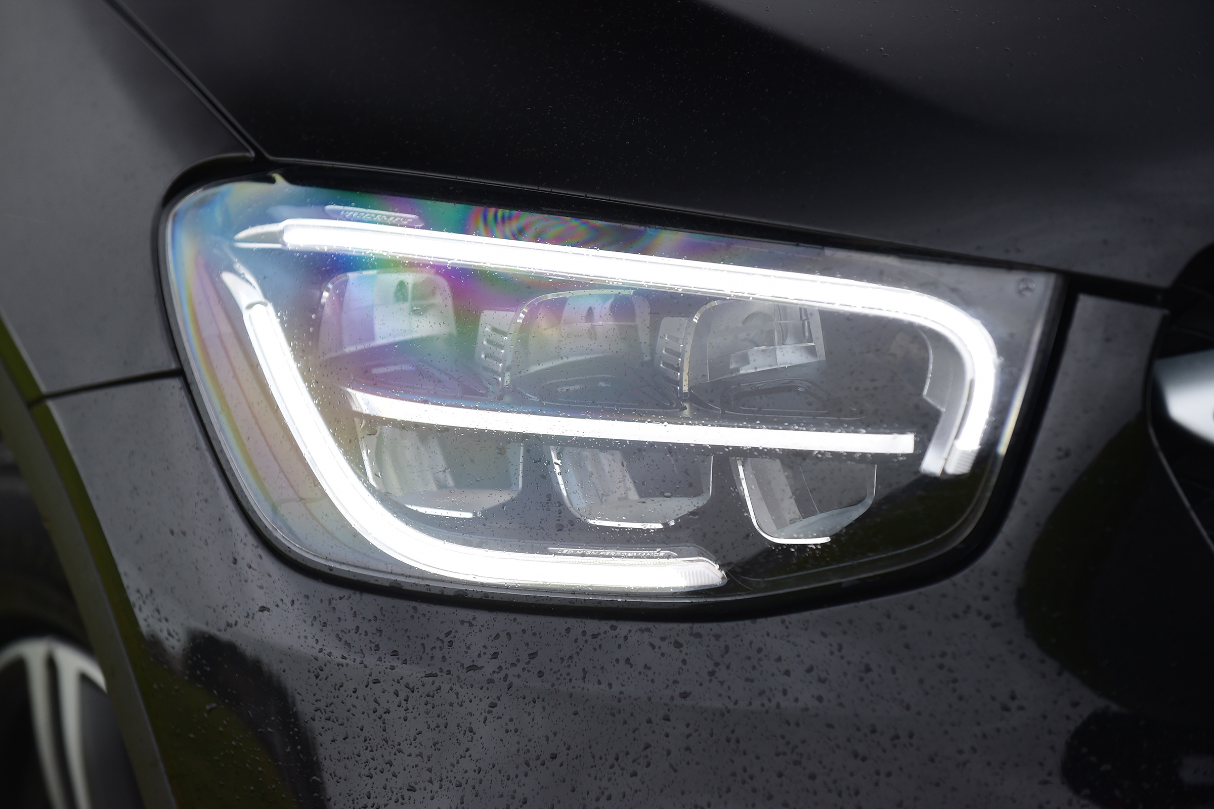 Mercedes GLC SUV LED headlights