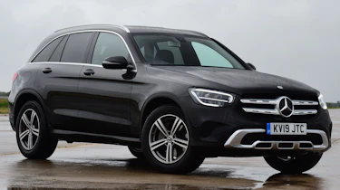Mercedes GLC SUV front 3/4 static
