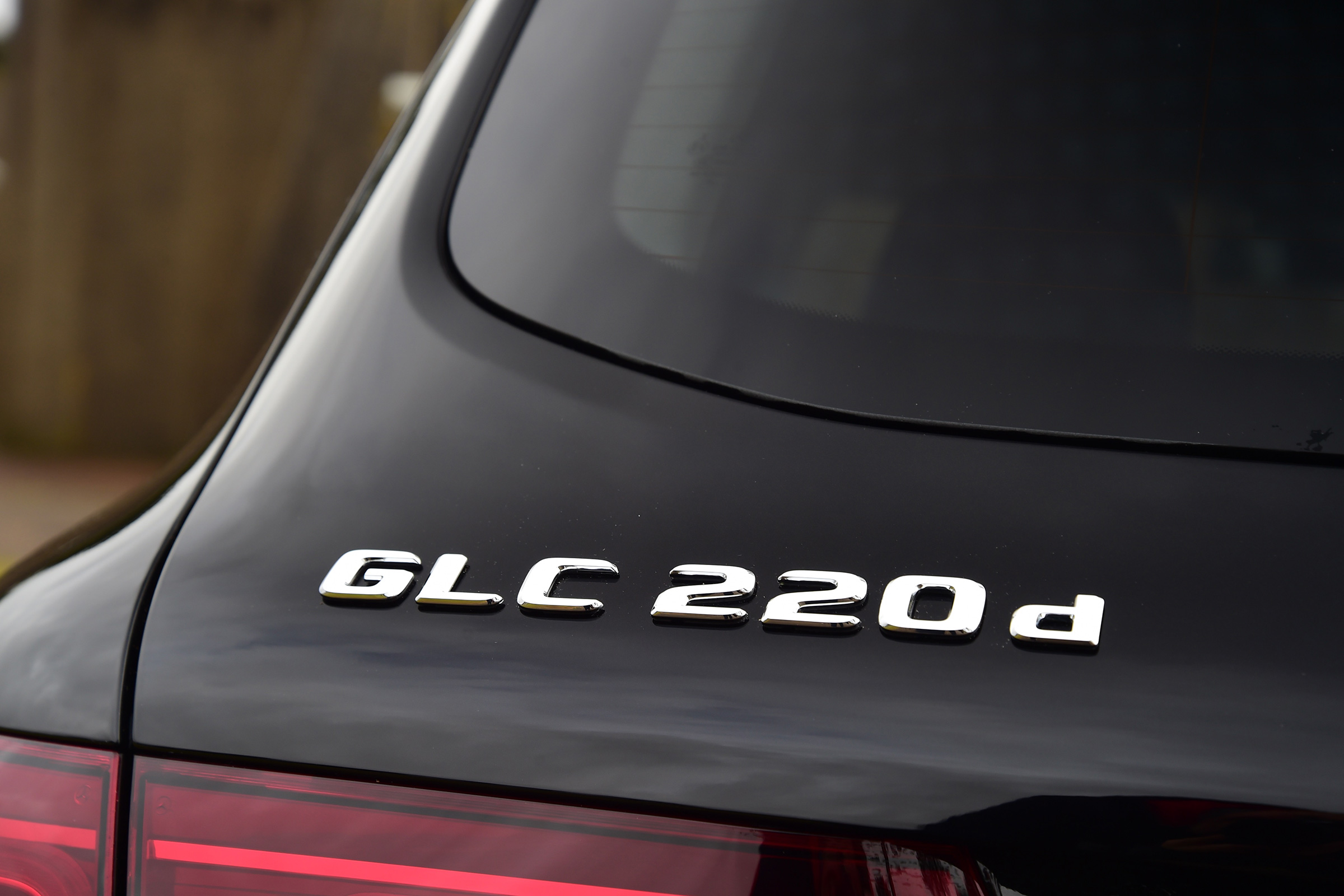 Mercedes GLC SUV rear lights
