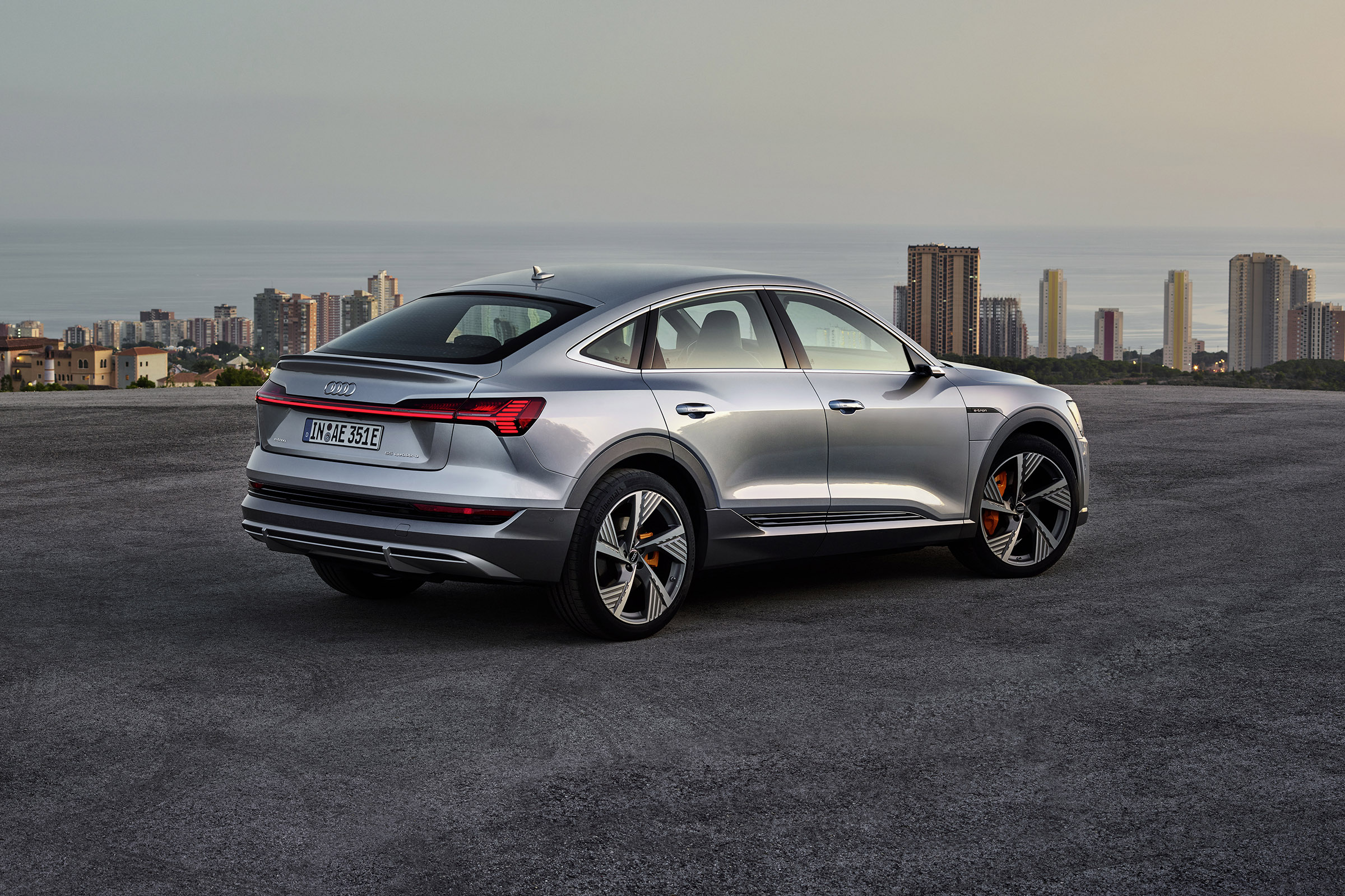 Audi e-tron Sportback rear view