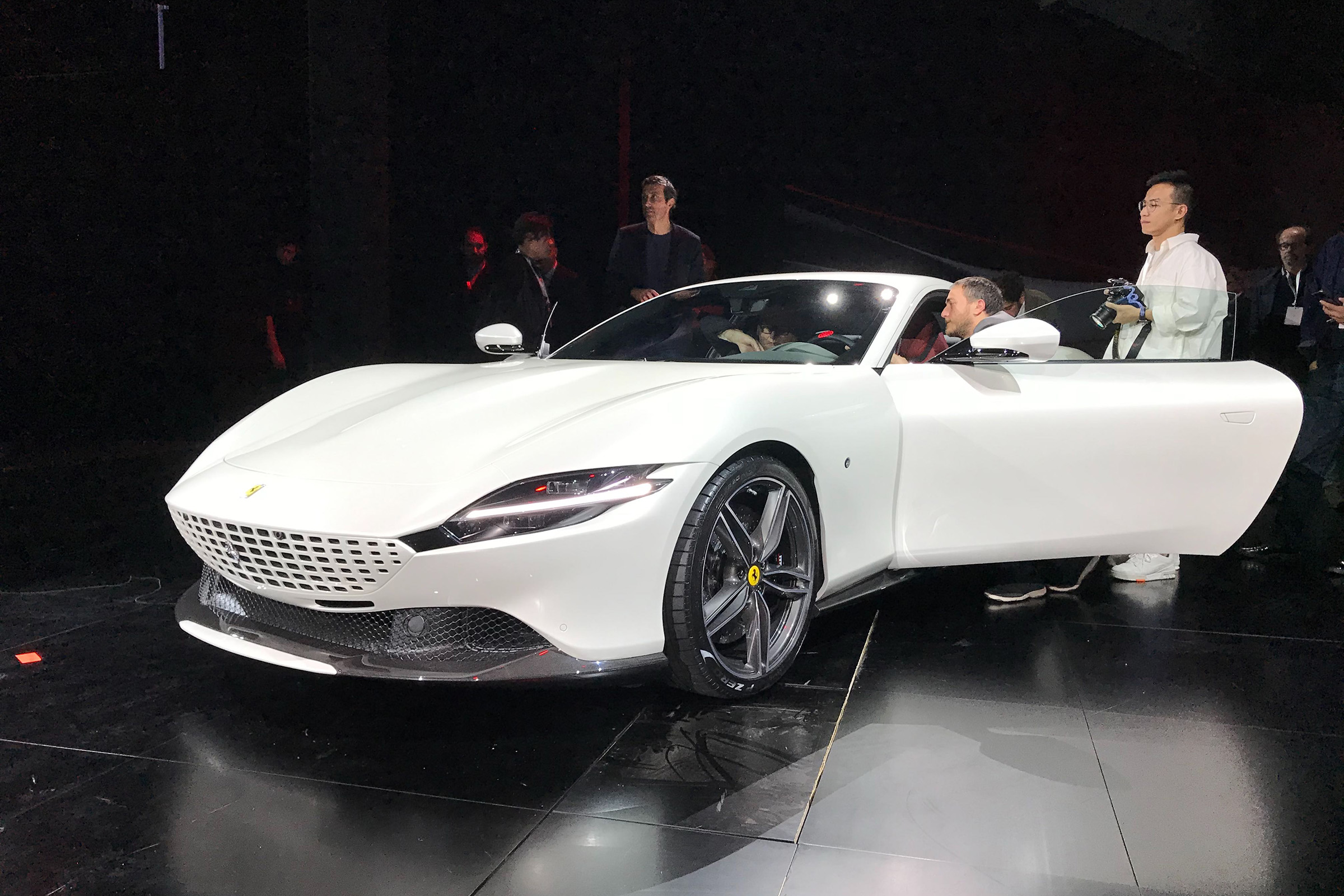 Ferrari Roma in white