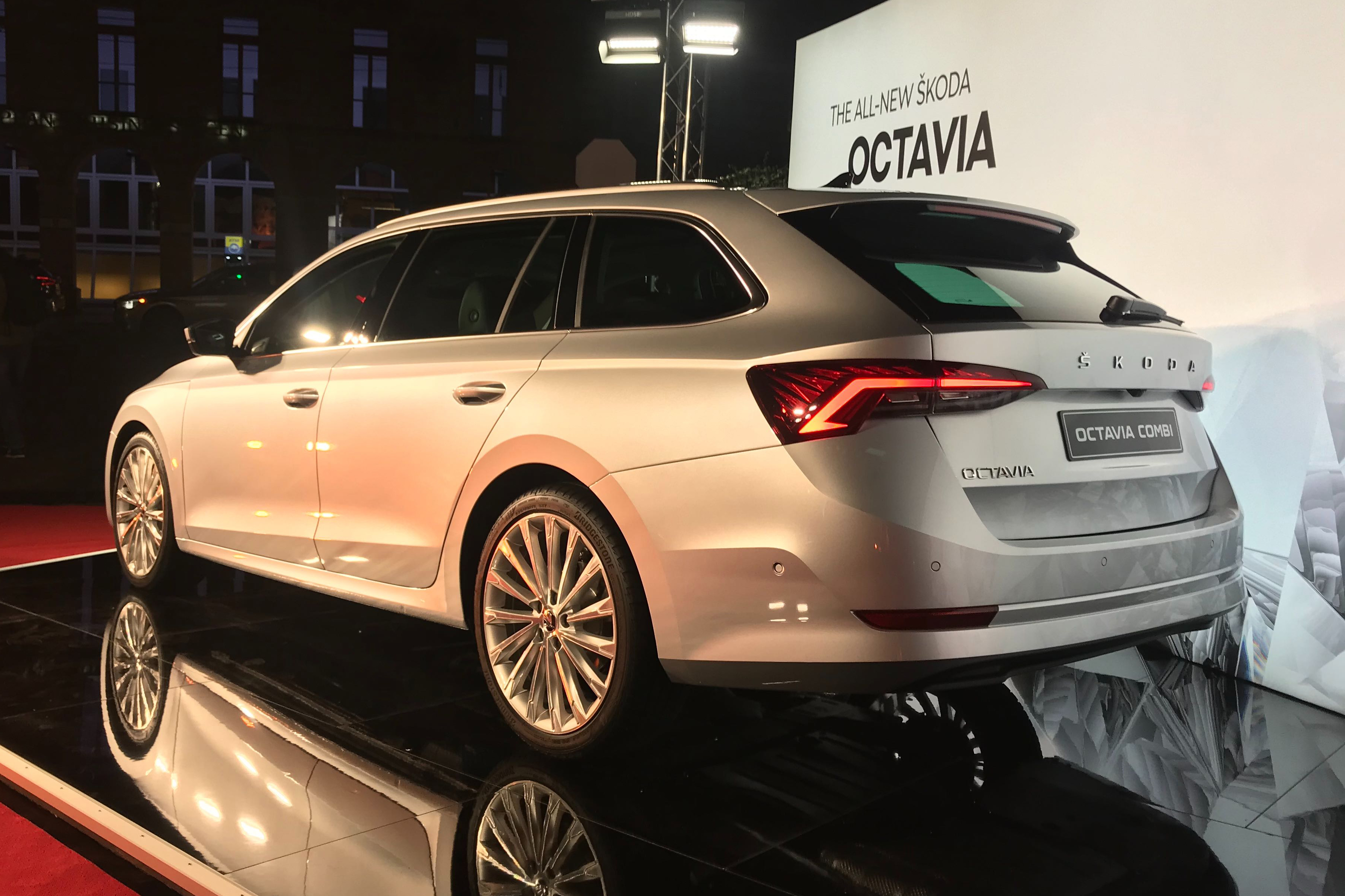 2020 Skoda Octavia estate - rear view