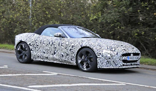 2020 Jaguar F-Pace convertible - front 3/4 dynamic view