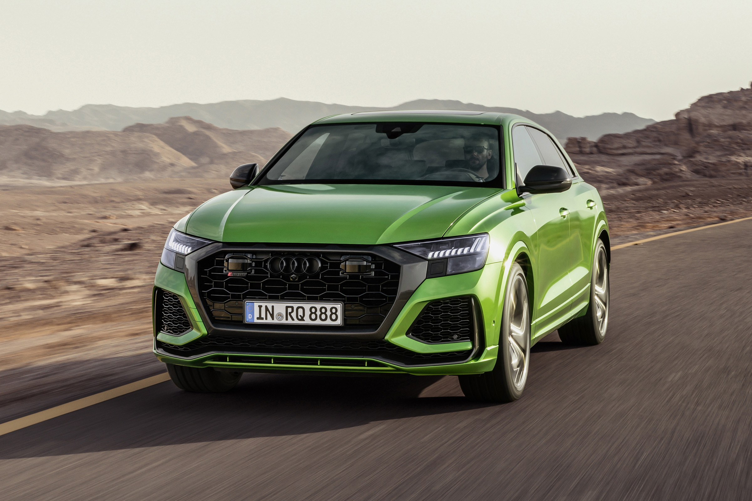 Audi RS Q8 driving