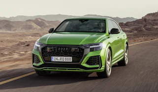Audi RS Q8 driving