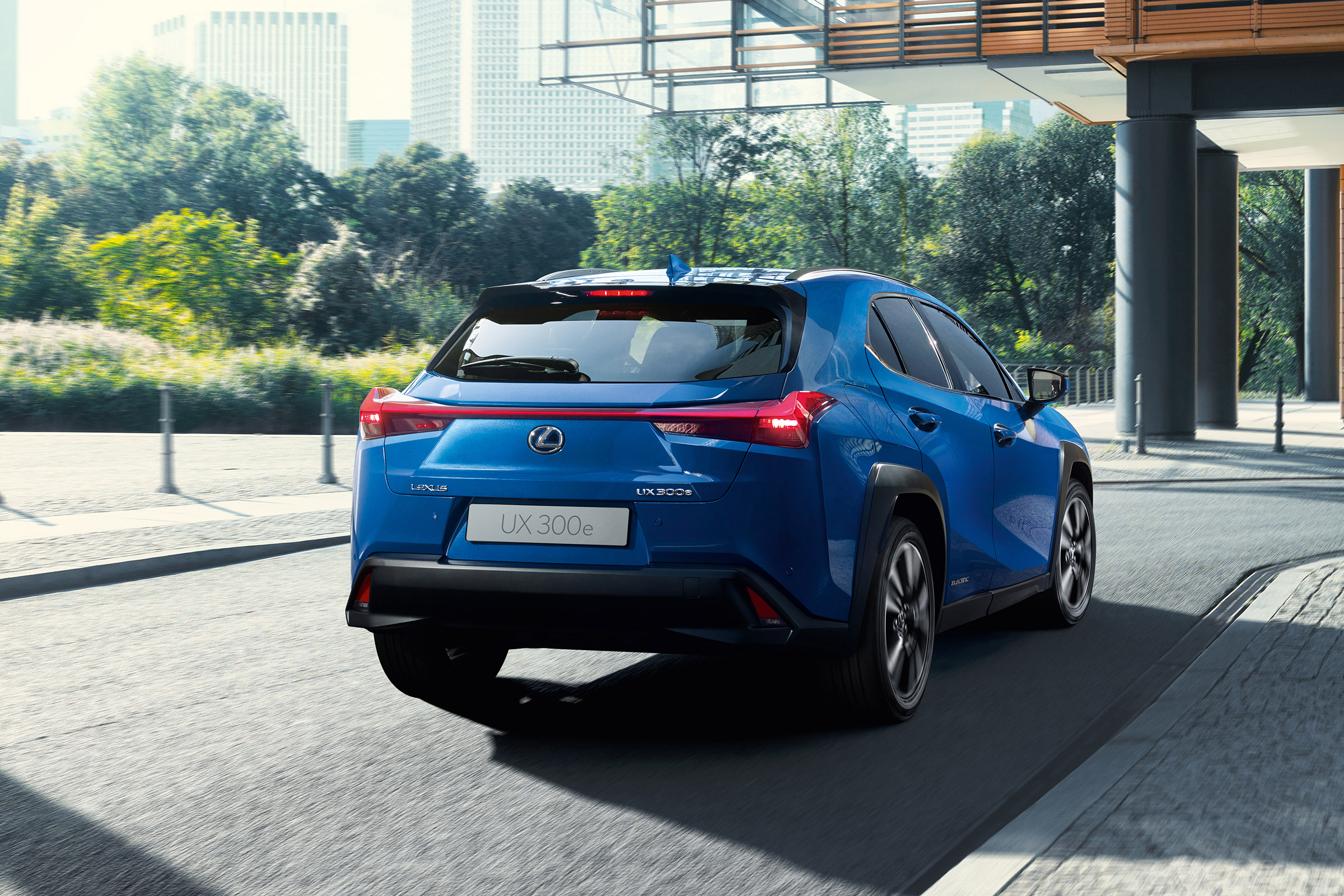 Lexus UX 300e rear view